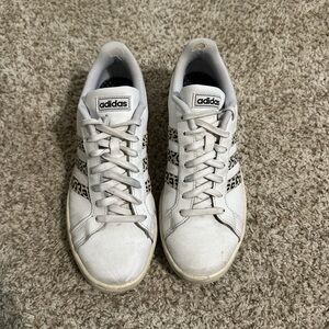 Adidas White and Black Sneakers